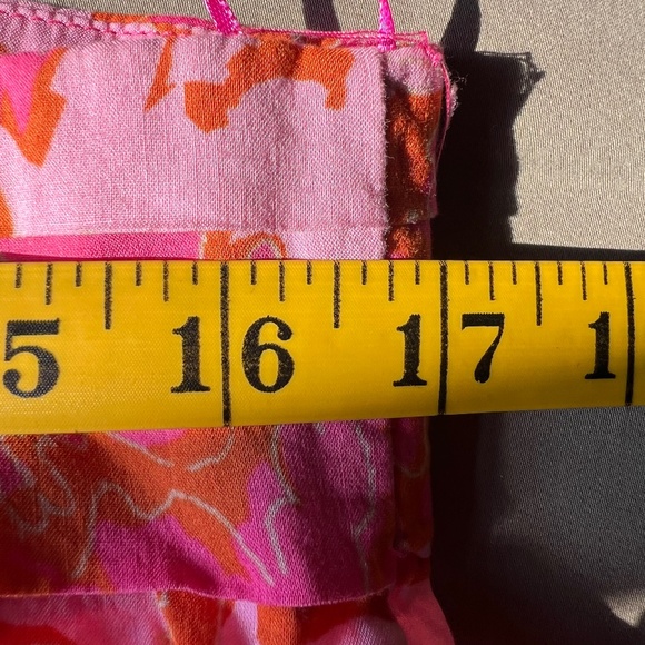 Pink and Orange Crop Tank Top - Picture 8 of 11